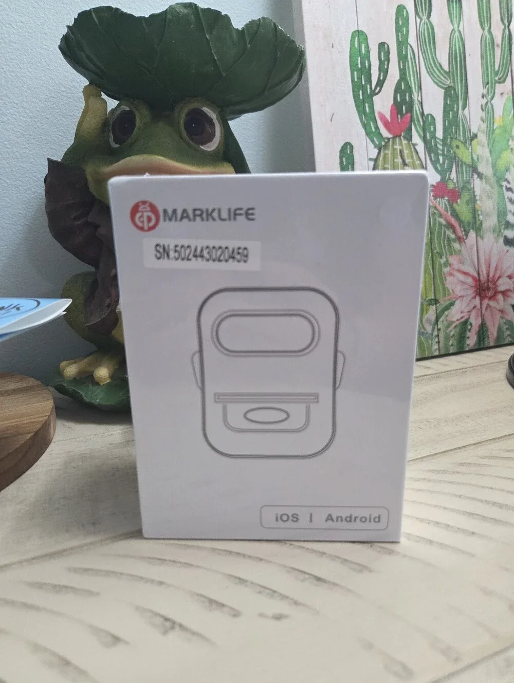 MARK LIFE White Thermal Label Printer Kit, with Labels, Sealed, NEW